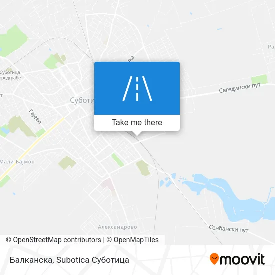 Балканска map