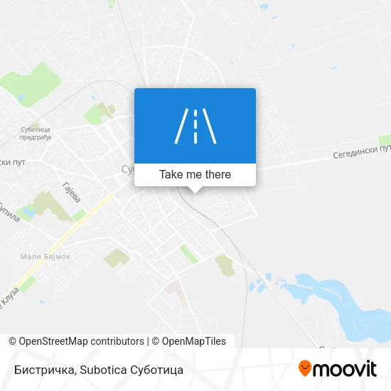 Бистричка map