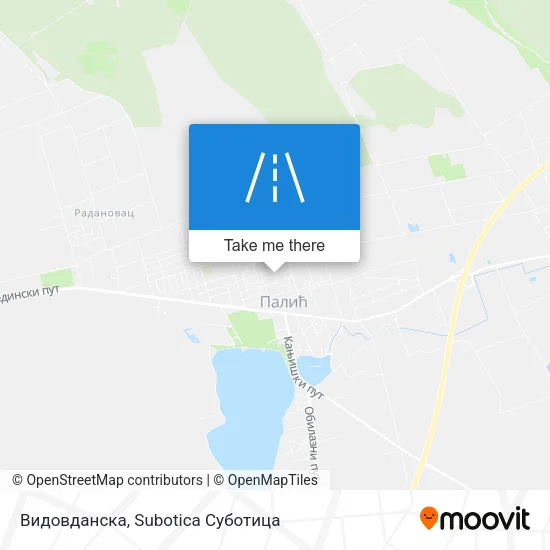Видовданска map