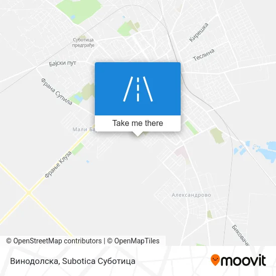 Винодолска map