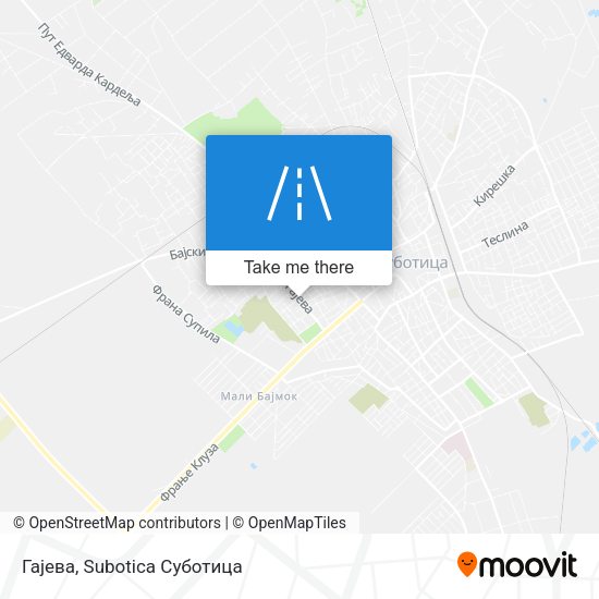 Гајева map