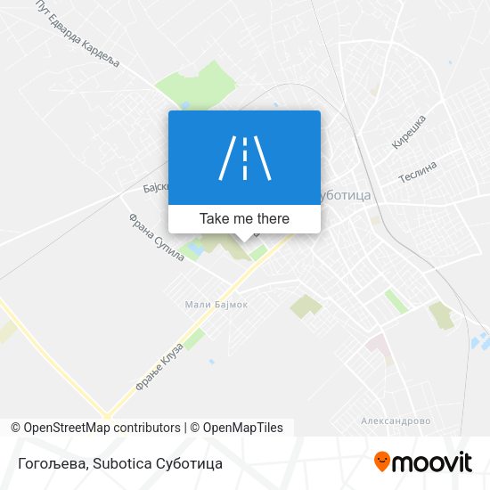 Гогољева map