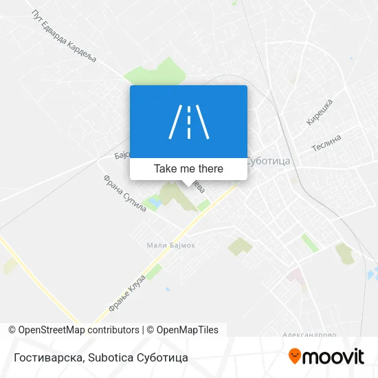 Гостиварска map