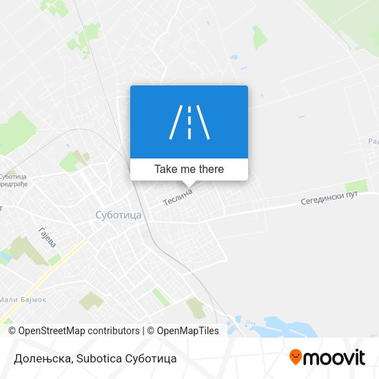 Долењска map