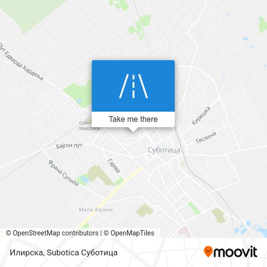 Илирска map