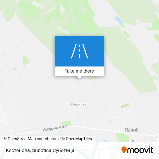 Кестенова map