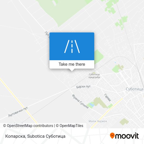 Копарска map