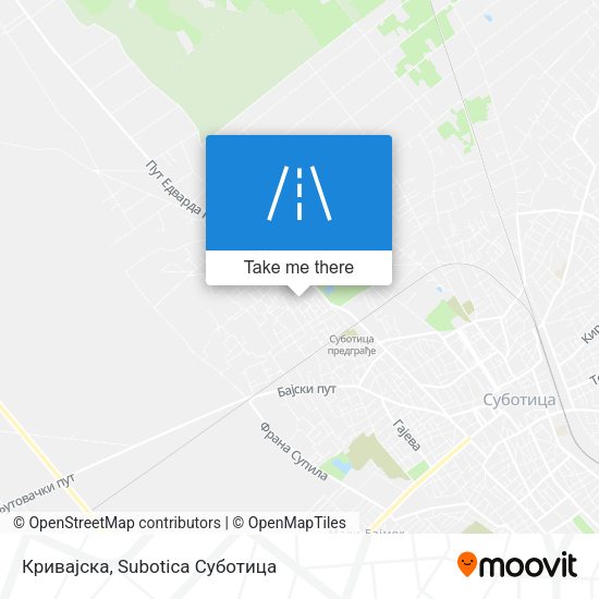 Кривајска map