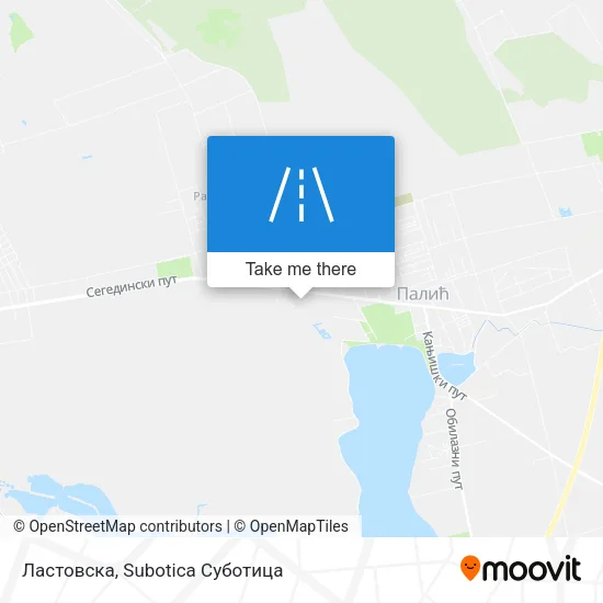 Ластовска map