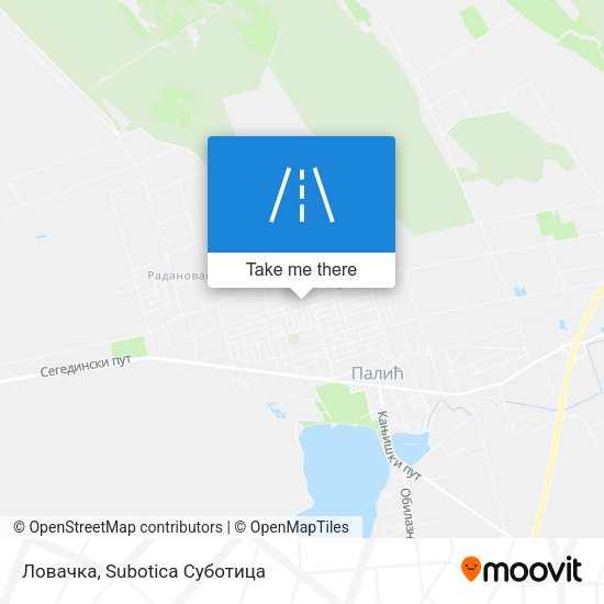 Ловачка map