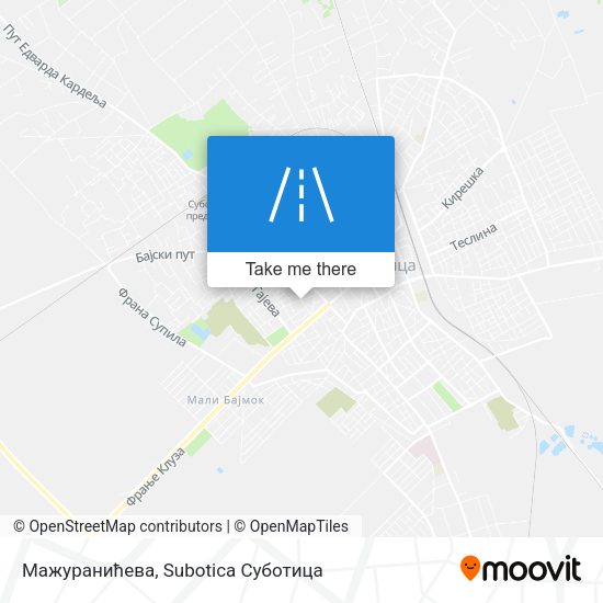 Мажуранићева map