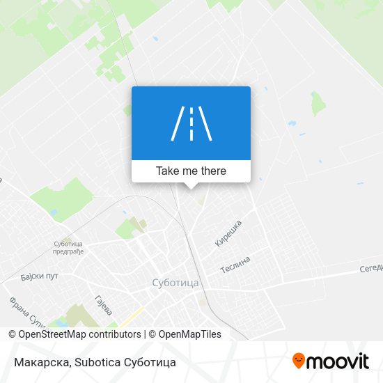 Макарска map