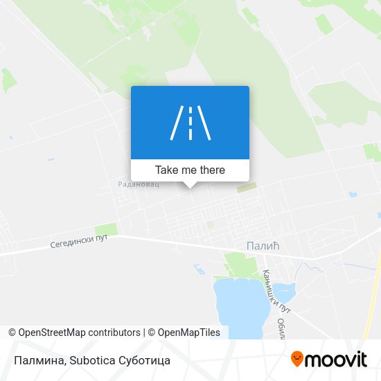 Палмина map