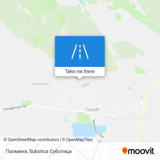 Палмина map