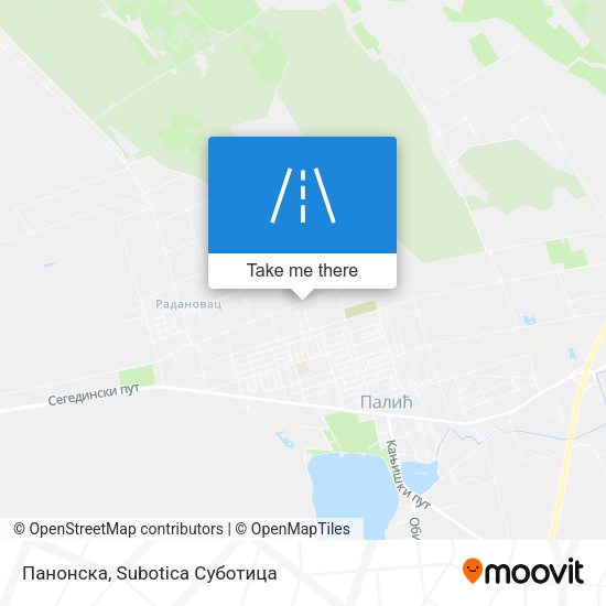 Панонска map