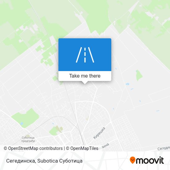 Сегединска map