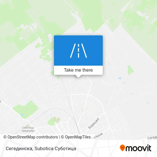 Сегединска map