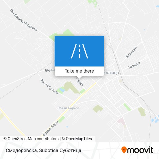 Смедеревска map