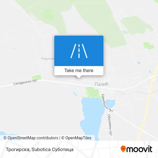 Трогирска map