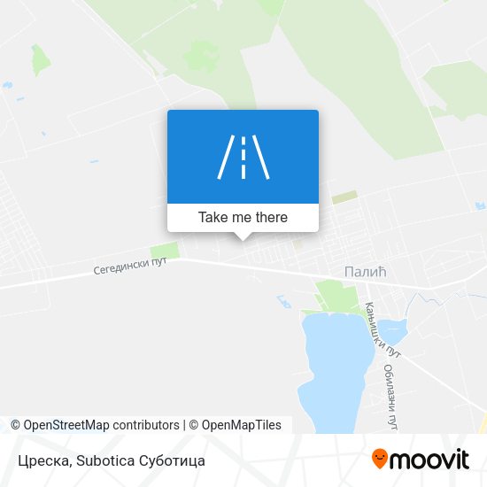 Цреска map