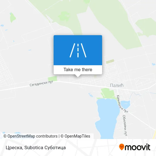 Цреска map
