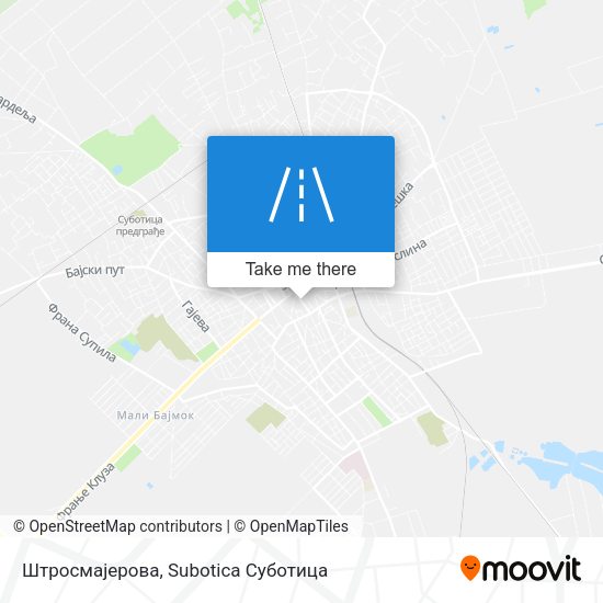 Штросмајерова map