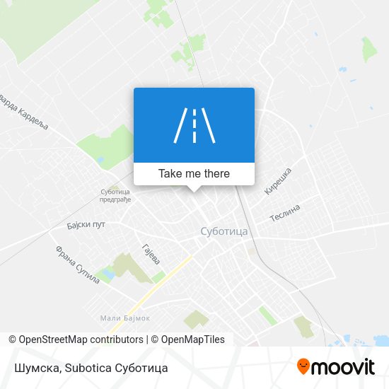 Шумска map