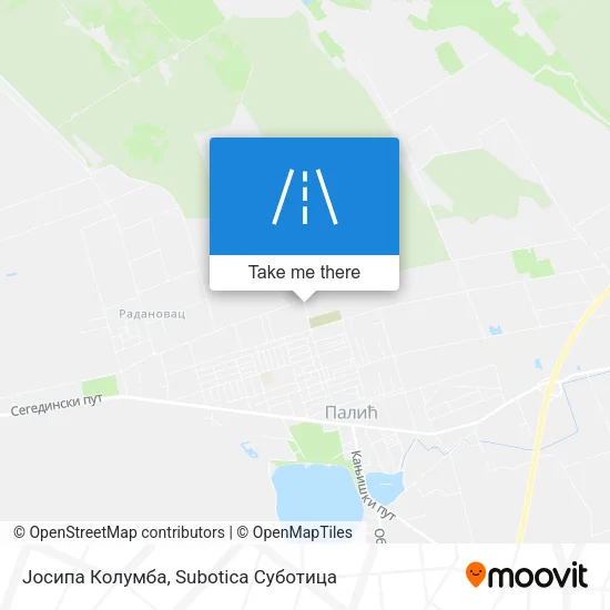 Јосипа Колумба map