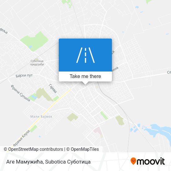 Аге Мамужића map