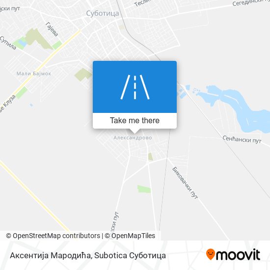 Аксентија Мародића map