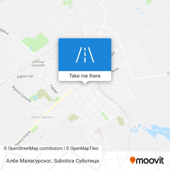 Албе Малагурског map