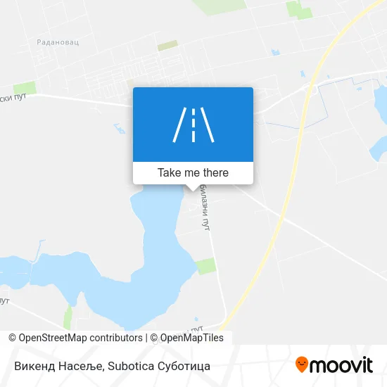 Викенд Насеље map