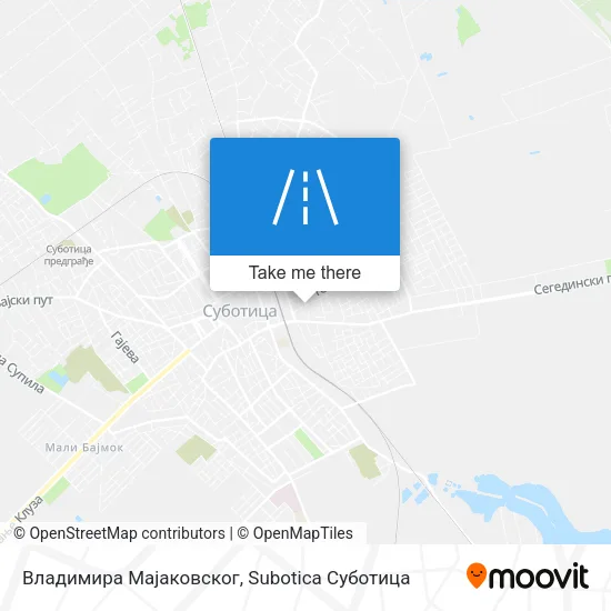 Владимира Мајаковског map