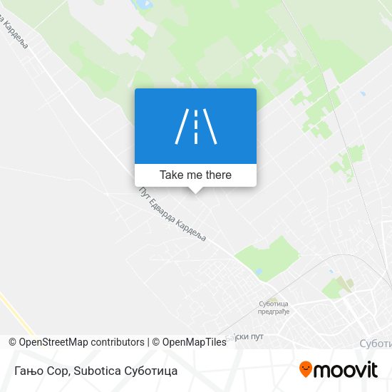 Гањо Сор map