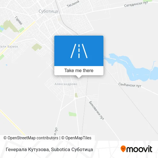 Генерала Кутузова map
