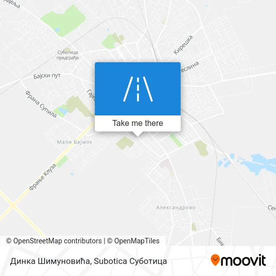 Динка Шимуновића map