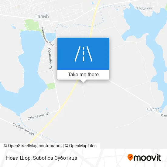 Нови Шор map