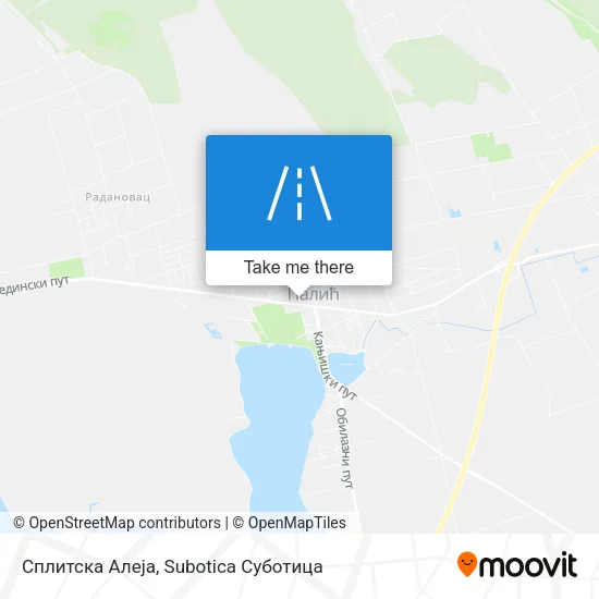 Сплитска Алеја map