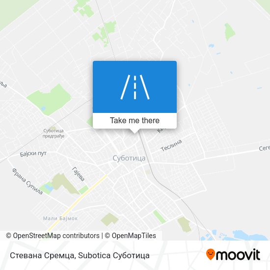Стевана Сремца map