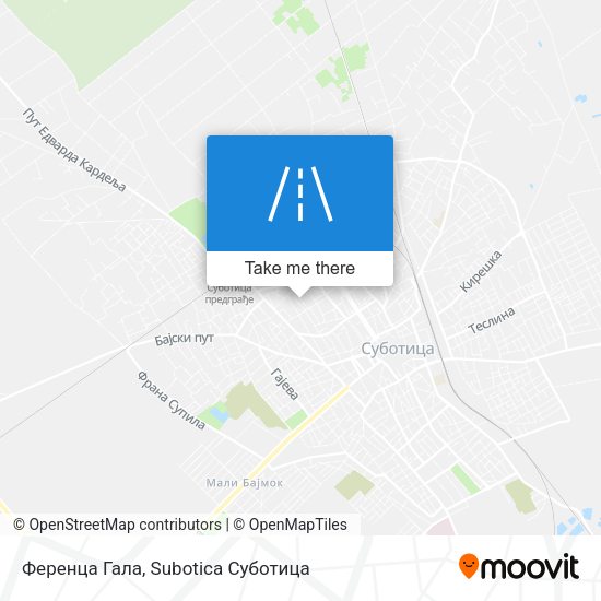 Ференца Гала map