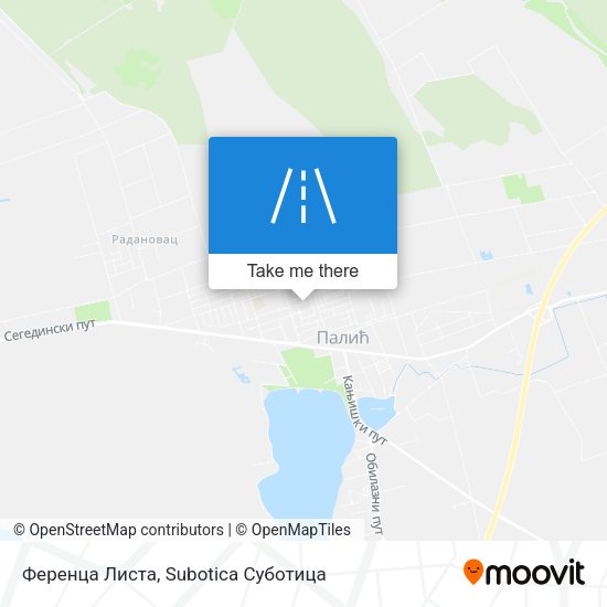 Ференца Листа map
