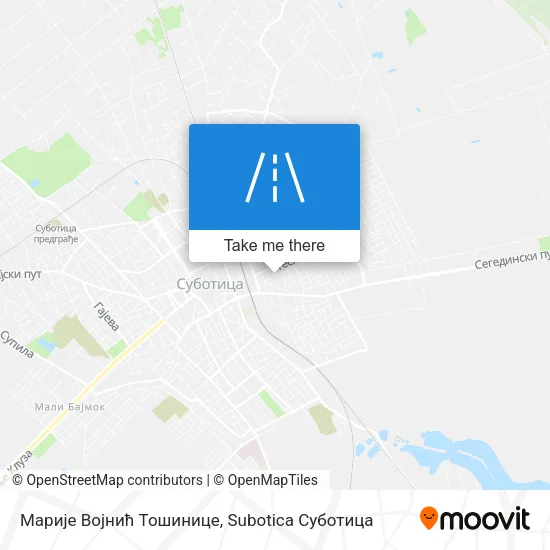 Марије Војнић Тошинице map