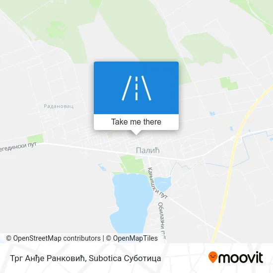 Трг Анђе Ранковић map