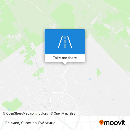 Осјечка map