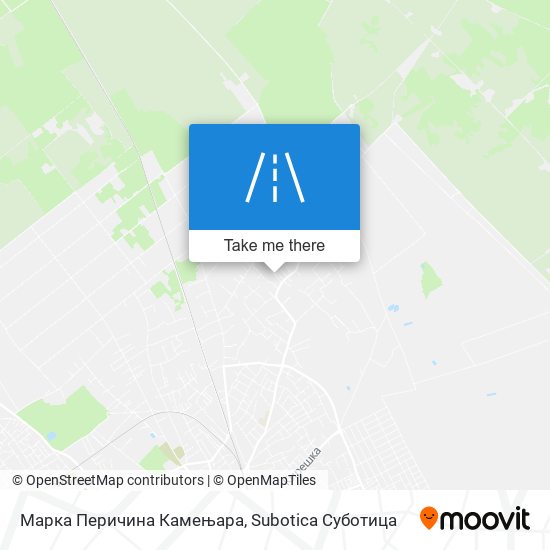 Марка Перичина Камењара map