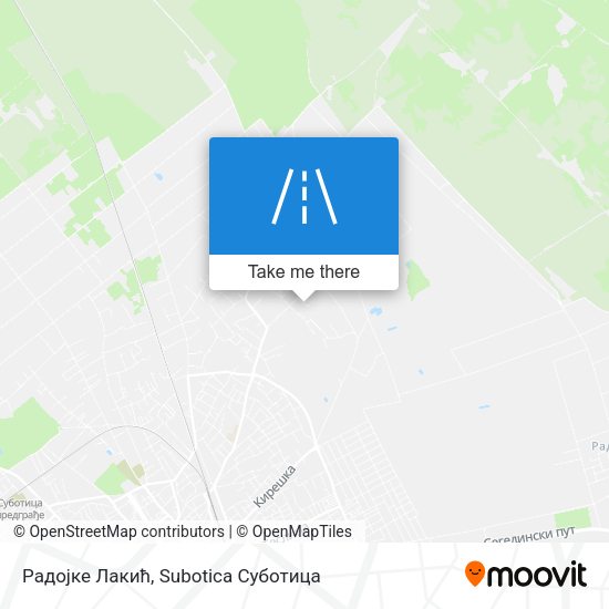 Радојке Лакић map