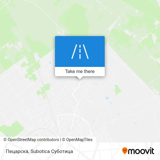 Пецарска map