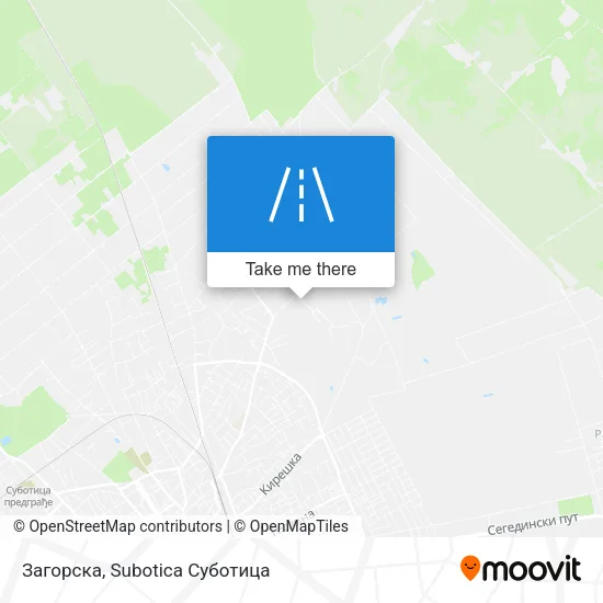 Загорска map
