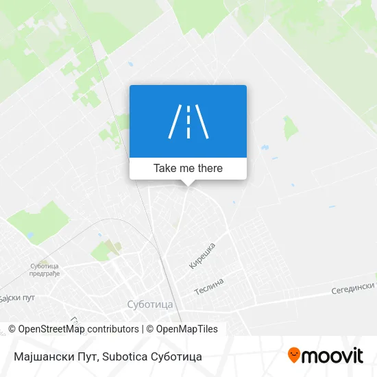 Мајшански Пут map