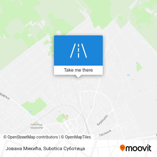 Јована Микића map